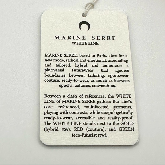 Marine Serre Gloves Red & Brown Color-block Moon M. New w/ Tags